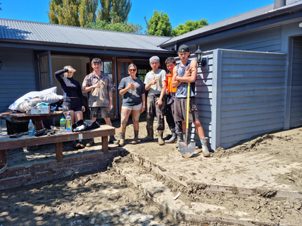 Some of the Waiohiki clean up crew